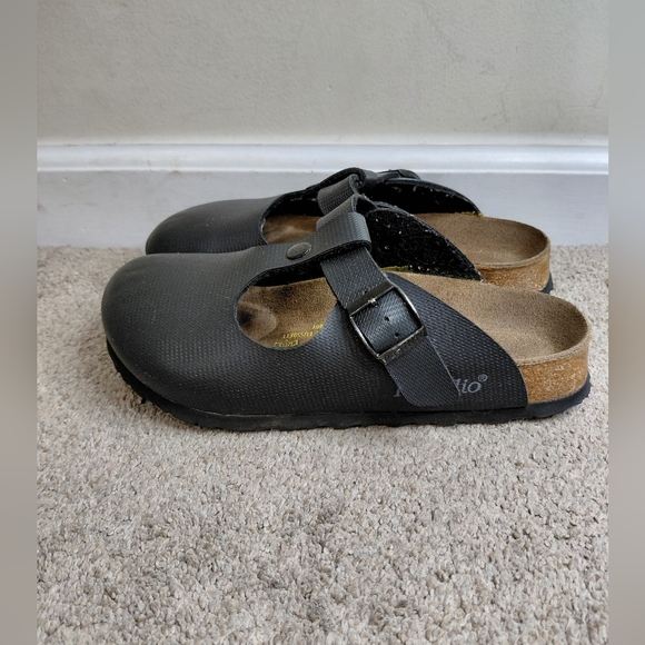 Papillio Shoes - Papilio By Birkenstock Women Size 37/6 Us Narrow Clogs  Black Sandals